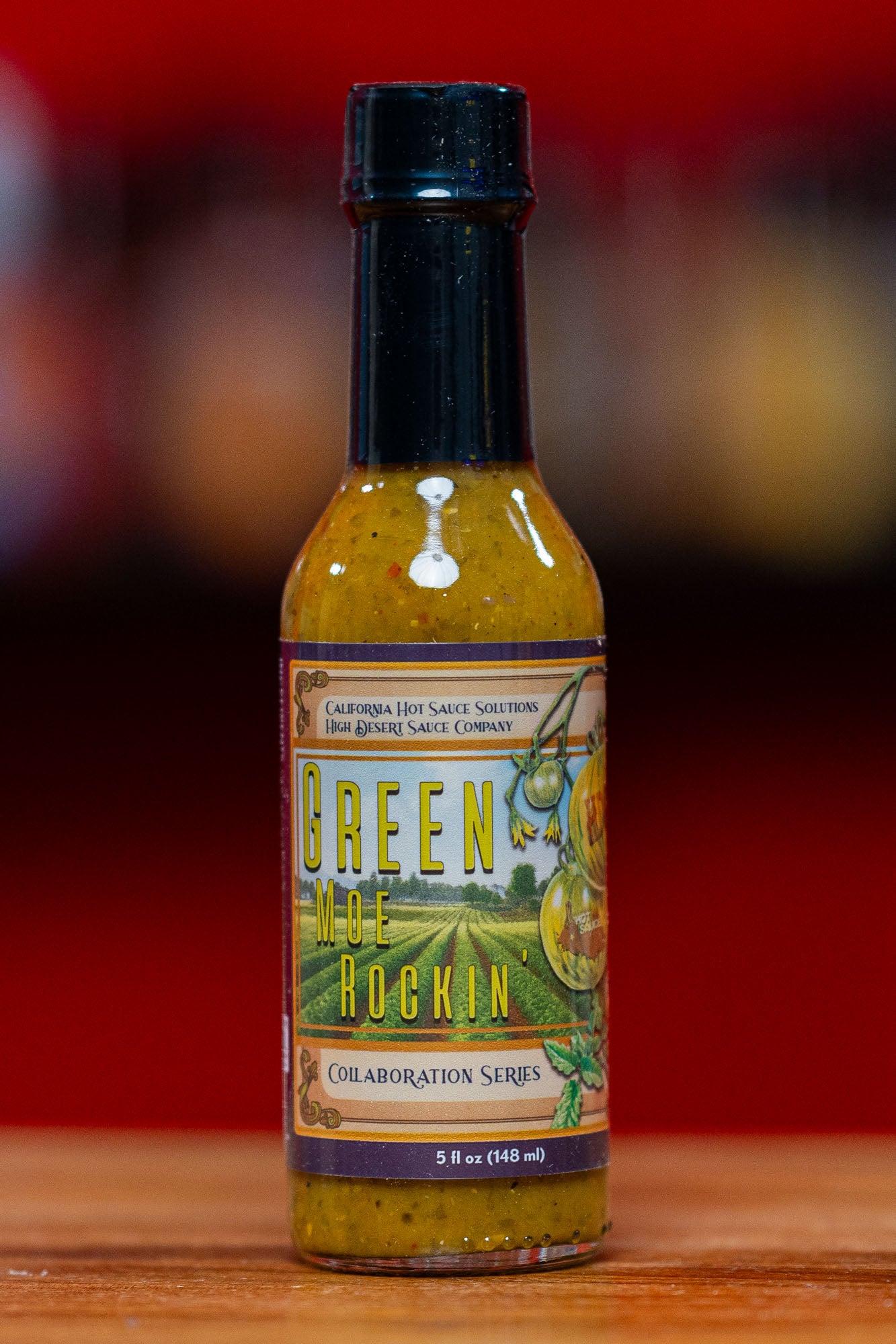 High Desert Sauce Co x California Hot Sauce Solutions - Green Moe Rockin'