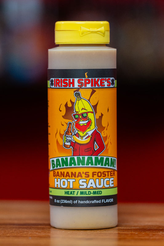 Irish Spike's - BANANAMAN! - Banana's Foster Dessert Hot Sauce