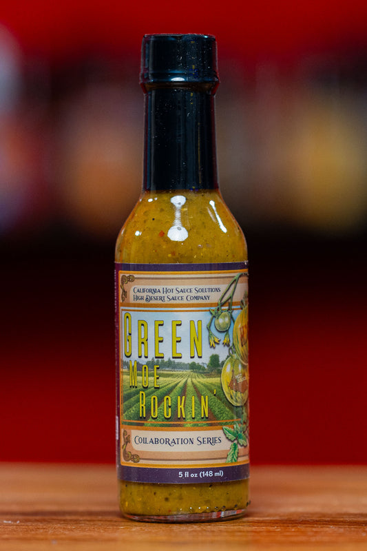 High Desert Sauce Co x California Hot Sauce Solutions - Green Moe Rockin'